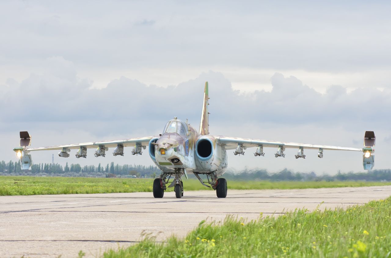 Ukraińcy pochwalili się kolejnym nagraniem. Su-25 w akcji [WIDEO] - Ukraiński Su-25 - zdjęcie ilustracyjne