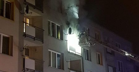 Sosnowiec. Pożar mieszkania. Nie żyje jedna osoba