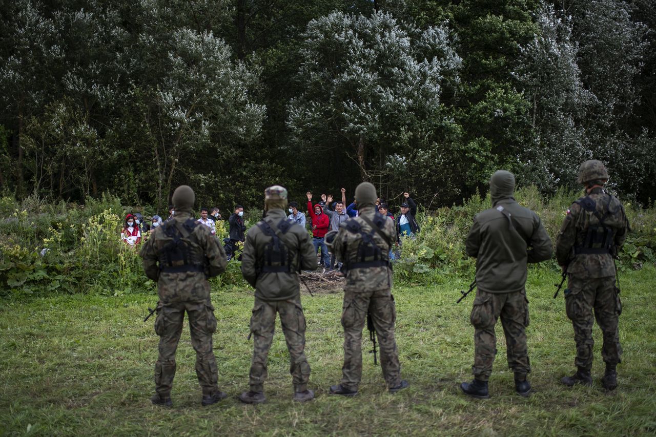 Usnarz Górny. Kryzys na granicy Polski z Białorusią. Rekordowa liczba imigrantów 