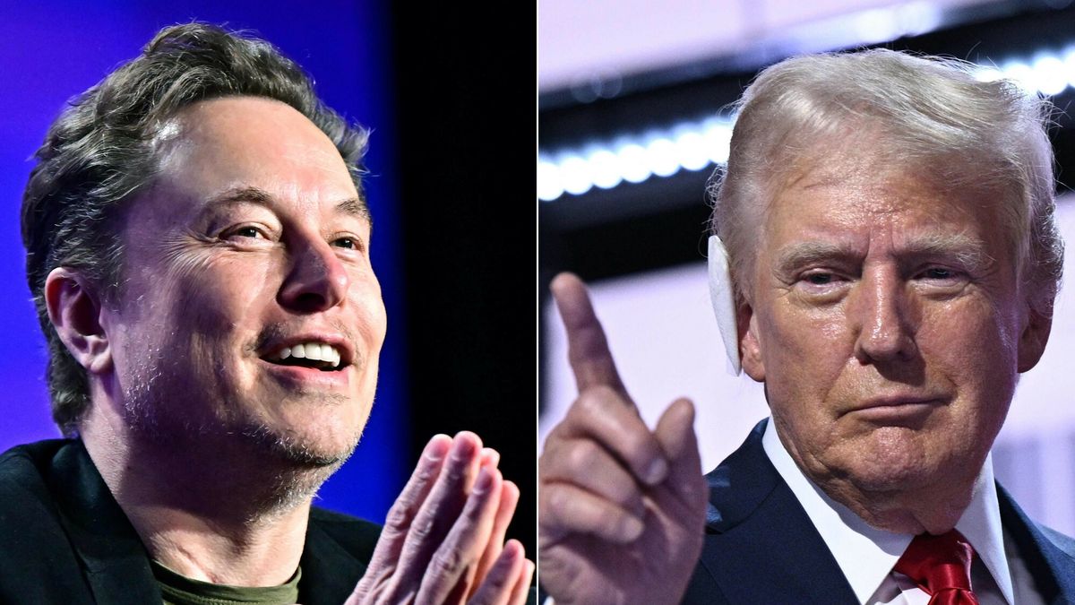Elons Musk i Donald Trump