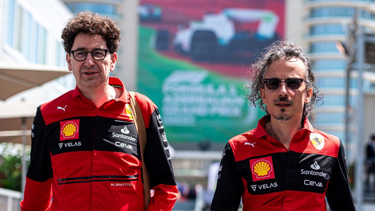 Zdjęcie okładkowe artykułu: Materiały prasowe / Ferrari / Na zdjęciu: Mattia Binotto (po lewej) i Laurent Mekies