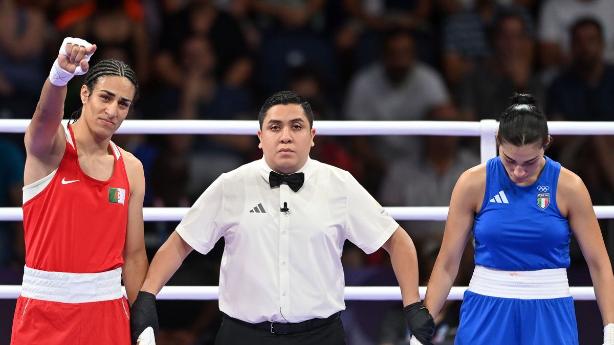 Getty Images / Fabio Bozzani/Anadolu / Na zdjęciu: Imane Khelif i Angela Carini