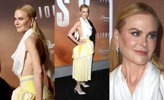 57-letnia Nicole Kidman odsłania plecy w NIETUZINKOWEJ kreacji na premierze serialu. Ikona?