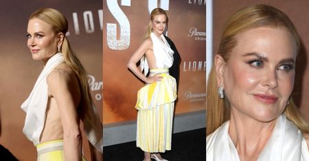 57-letnia Nicole Kidman odsłania plecy w NIETUZINKOWEJ kreacji na premierze serialu. Ikona?