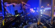 Żernica: Poważny wypadek na A4. Ciężarówka staranowała bramki