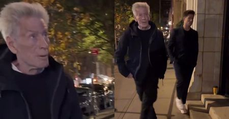 Calvin Klein STRACIŁ RÓWNOWAGĘ na spacerze z młodszym o 45 lat ukochanym. Partner nawet na niego nie spojrzał: "Ma go gdzieś" (WIDEO)