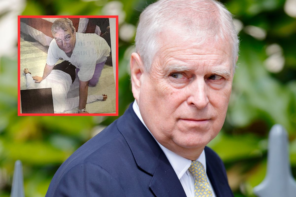 Ujawniono kulisy słynnego zdjęcia Andrzeja Windsora. Był w apartamencie Epsteina