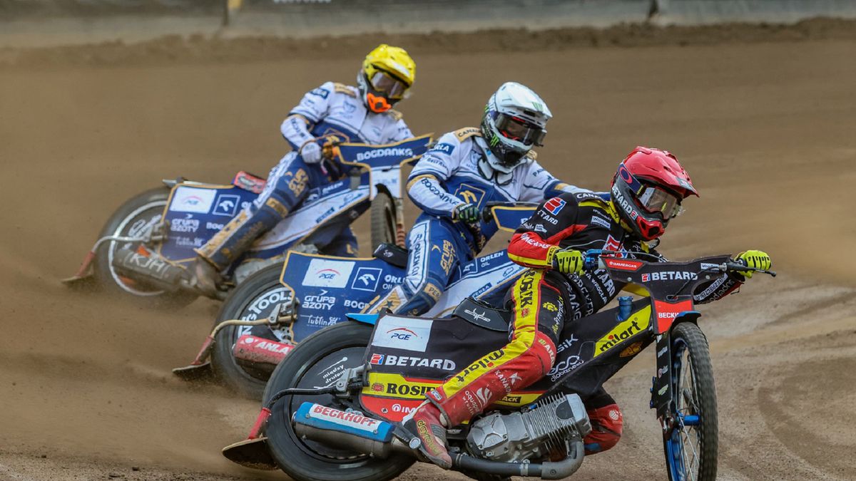 WP SportoweFakty / Michał Krupa / Na zdjęciu: Zawodnicy podczas meczu Betard Sparta Wrocław - Orlen Oil Motor Lublin.