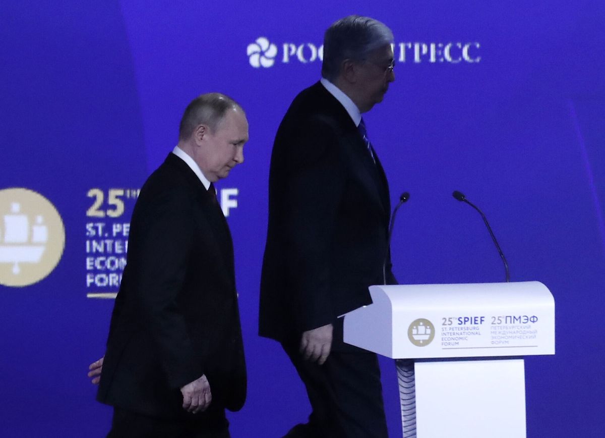 opóźnione piątkowe przemówienie prezydenta Rosji Władimira Putina podczas dorocznego Międzynarodowego Forum Ekonomicznego w Petersburgu