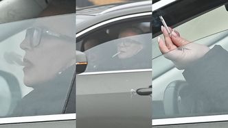 Nonszalancka Krystyna Janda PUSZCZA DYMKA w swoim leksusie za 300 tysięcy (ZDJĘCIA)