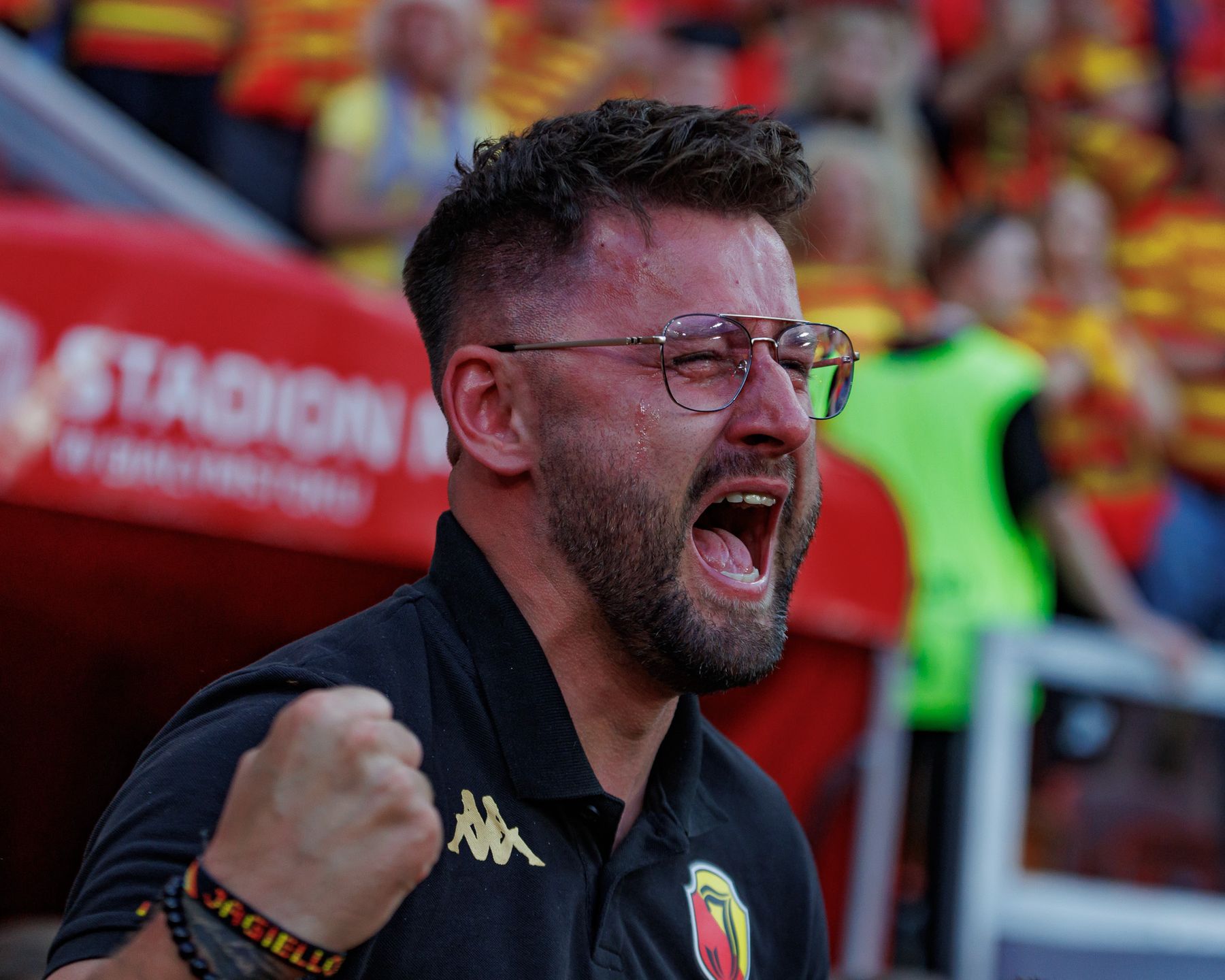 Arkadiusz Szczęsny po ostatnim meczu Jagielonii w sezonie.