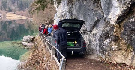 Niemiec najadł się wstydu i uszkodził drogie auto. Zapamięta swój błąd