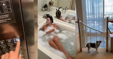 "Zrozpaczona" Zofia Zborowska chwali się "banicją" w luksusowym warszawskim hotelu: "Andrzej mnie WYGNAŁ"