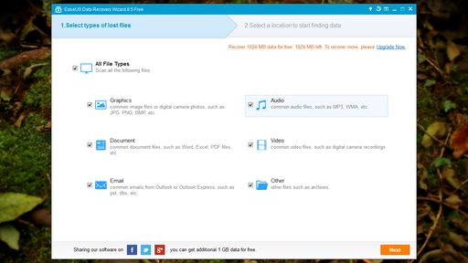 EaseUS Data Recovery Wizard Free
