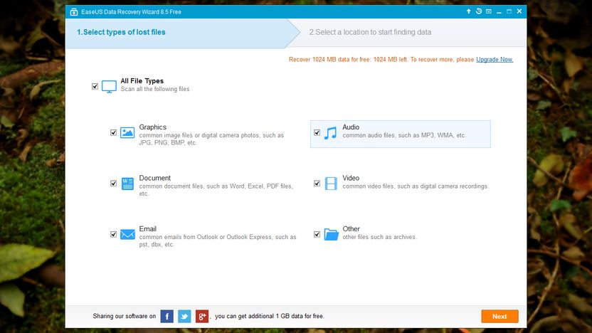 EaseUS Data Recovery Wizard Free 2