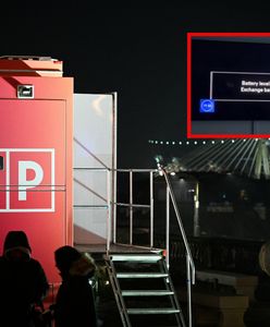 Miało być łączenie z reporterem. Na ekranie pojawił się komunikat