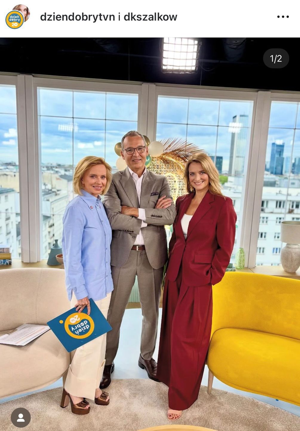 Jolanta Pieńkowska znowu poprowadziła "Dzień Dobry TVN"