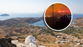 "Biblijna katastrofa". Liczą straty po wielkim pożarze na greckiej wyspie