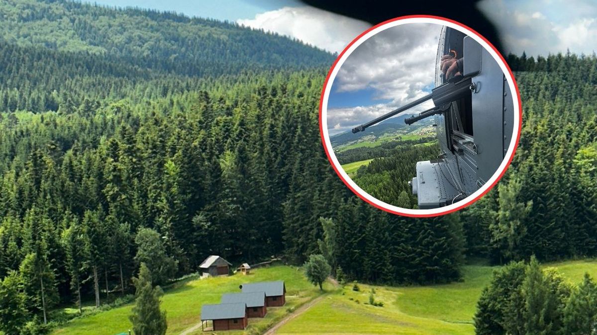 Obława w Beskidzie Wyspowym. Policja ściga podejrzanego o zabójs