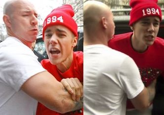 Bieber CHCIAŁ POBIĆ PAPARAZZI! (ZDJĘCIA + WIDEO)