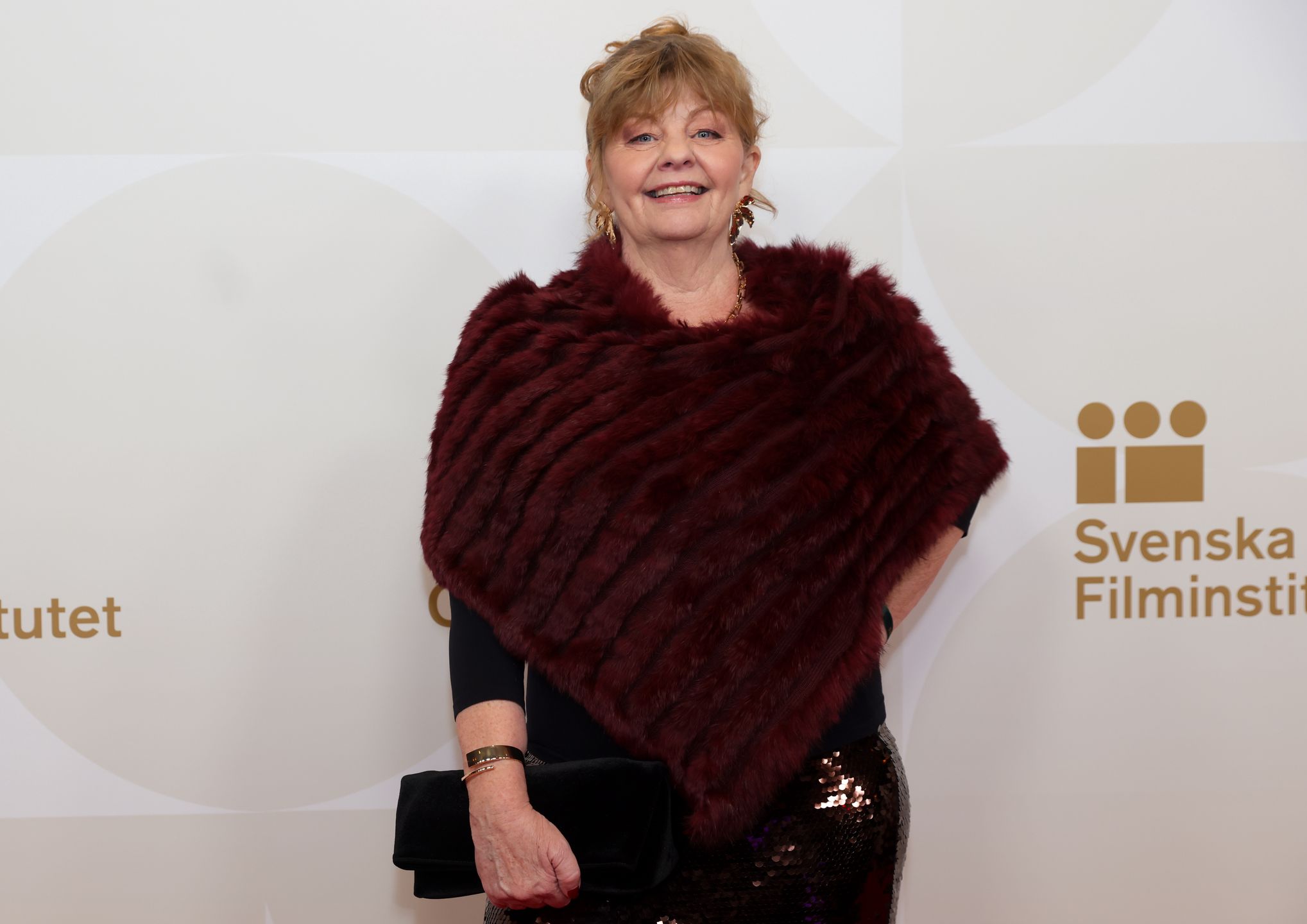 STOCKHOLM, SWEDEN - JANUARY 13: Inger Nilsson attends the 2025 Guldbagge Awards at Cirkus on January 13, 2025 in Stockholm, Sweden. (Photo by Iwi Onodera/Getty Images)