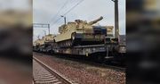 Broń z USA w Polsce. Transport potężnych Abramsów nagrany