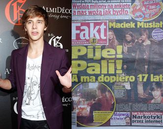 "Fakt": "Musiał PIJE i PALI, a ma dopiero 17 lat!"