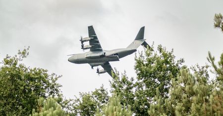 Ogromne pożary we Francji. Do akcji wkroczył jedyny taki Airbus A400M
