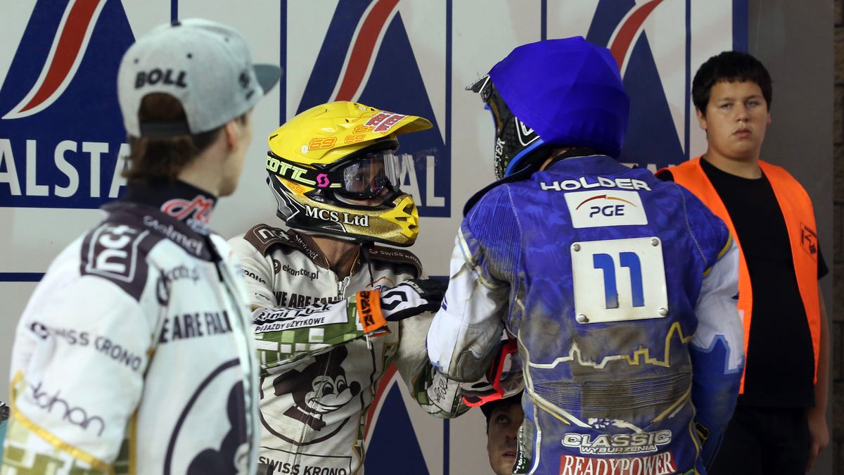 WP SportoweFakty / Łukasz Trzeszczkowski / Jason Doyle w rozmowie z Chrisem Holderem