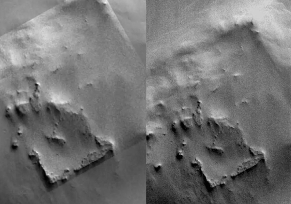 Rätselhaftes Mars-Quadrat: Entdeckung entfacht neue Theorienflaute