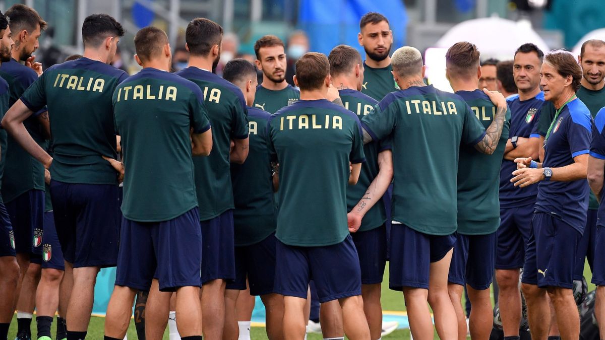 PAP/EPA / Na zdjęciu: piłkarze reprezentacji Włoch