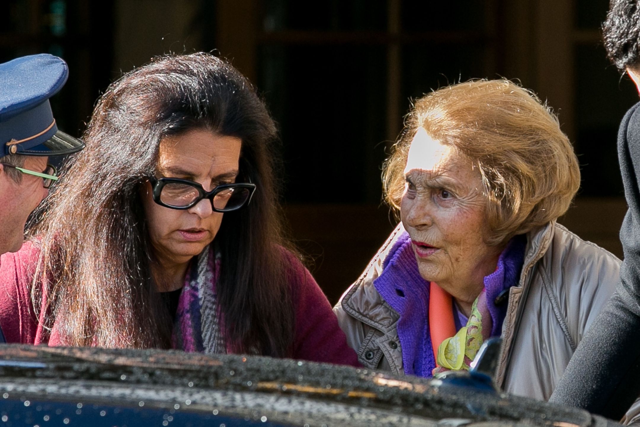 Bettencourt Family Sighting In Paris -  October 21, 2016PARIS, FRANCE - OCTOBER 21:  (L-R) Francoise Bettencourt Meyers and Liliane Bettenourt leave the RITZ hotel on October 21, 2016 in Paris, France.  (Photo by Paul Hubble/GC Images)Paul Hubble