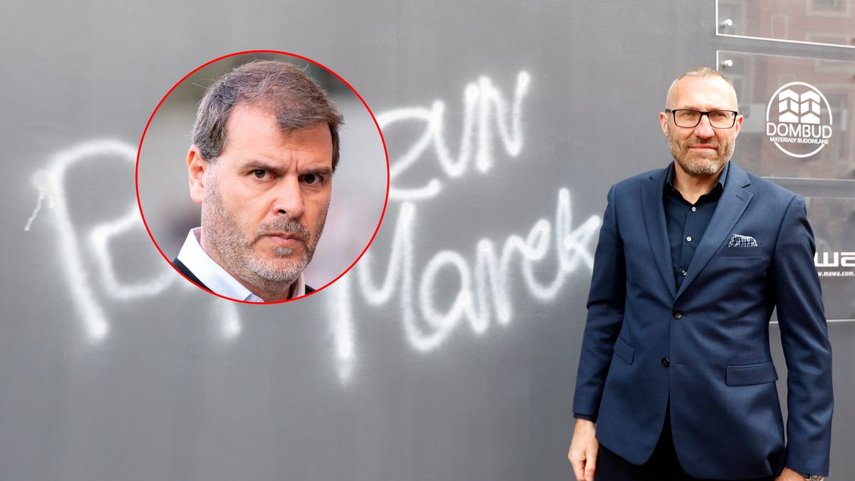 PAP / Na zdjęciu: Marek Papszun i Joao Henriques urządzili dogrywkę po meczu Raków - Radomiak