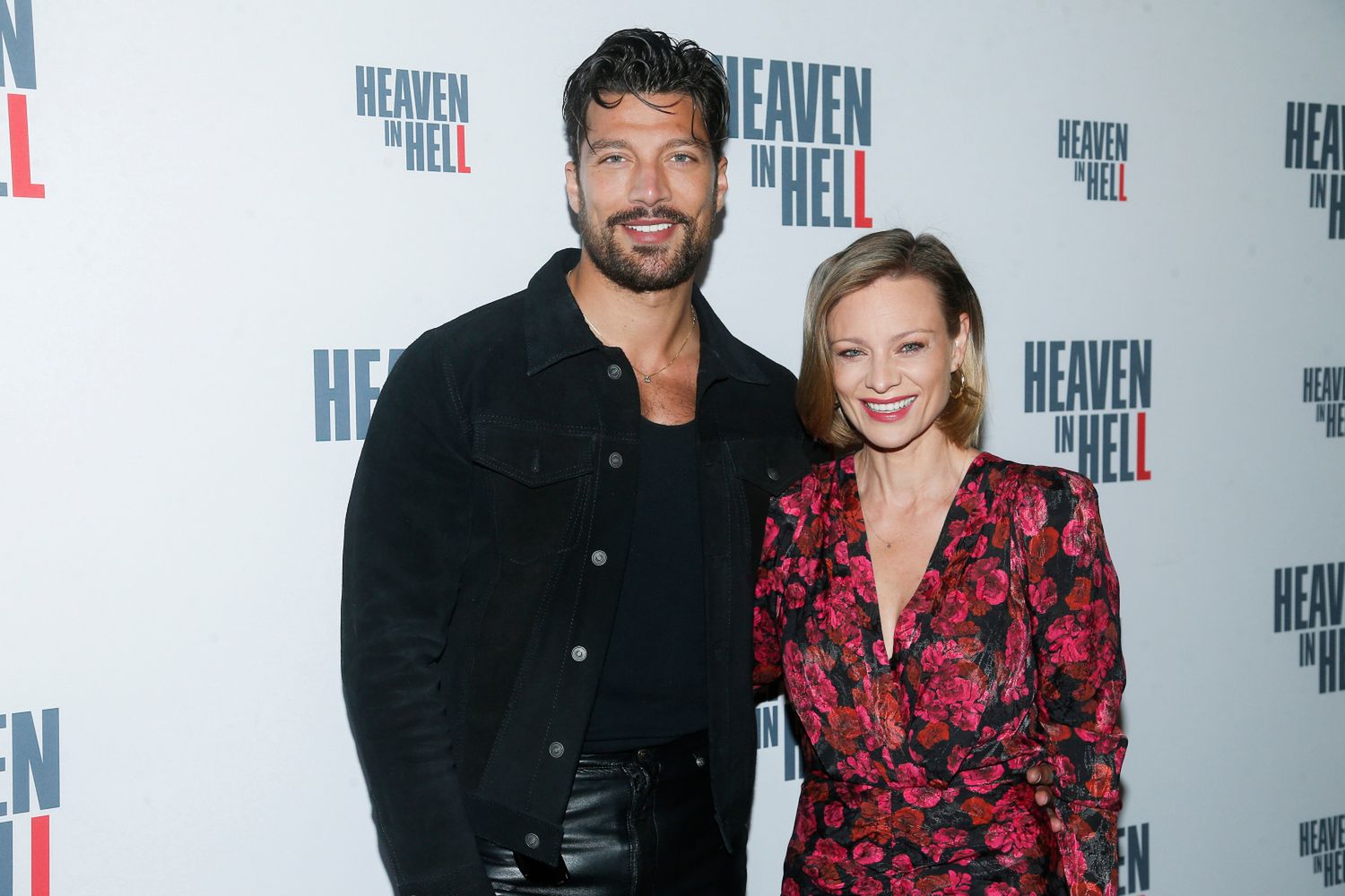 Magdalena Boczarska, Simone Susinna - konferencja filmu Heaven in Hell