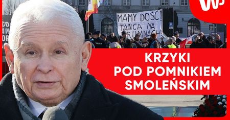 Sceny w Warszawie. Kaczyński przemawiał i rozległy się krzyki
