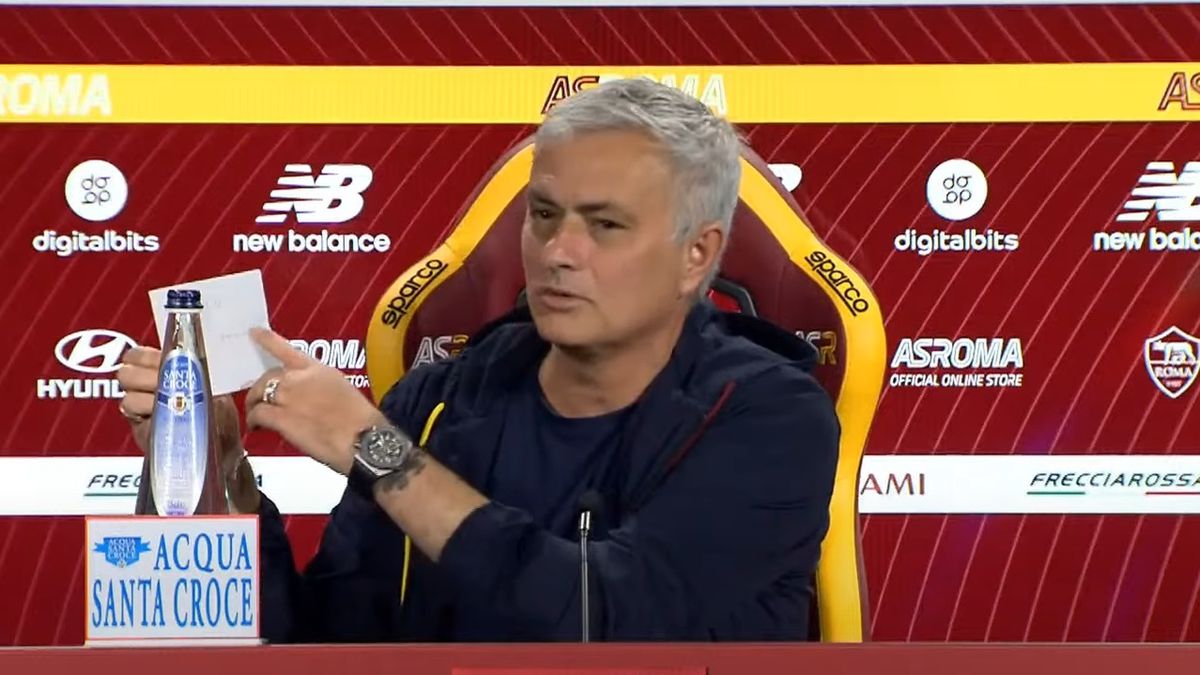 YouTube / AS Roma / Na zdjęciu: Jose Mourinho