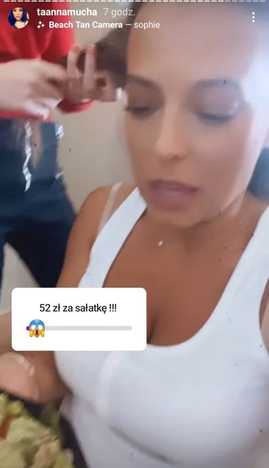 Anna Mucha zbulwersowana ceną sałatki