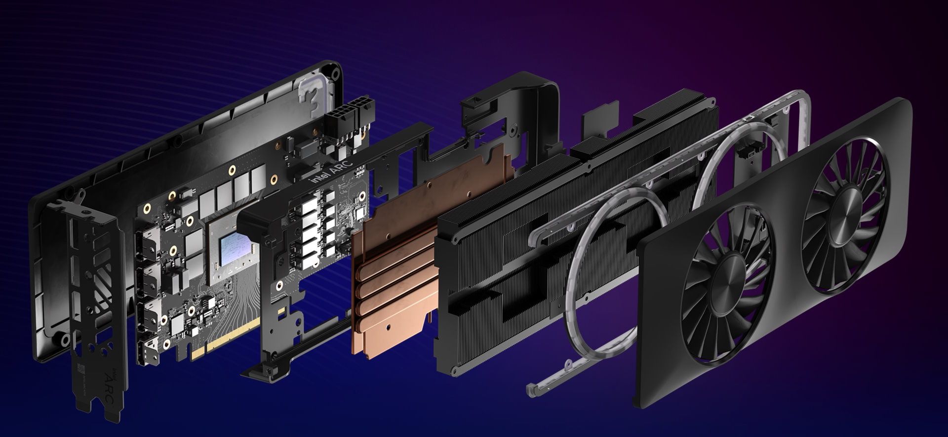 Intel ARC A770 Limitet Edition - chłodzenie