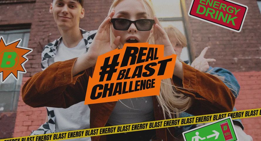 Energy Blast z kampanią „Real Blast Challenge – Odfejkuj swój content”