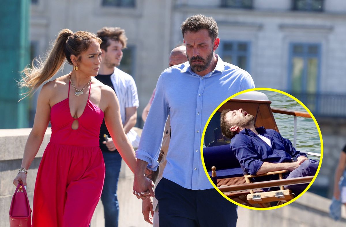 Ben Affleck zmęczony podróżą poślubną