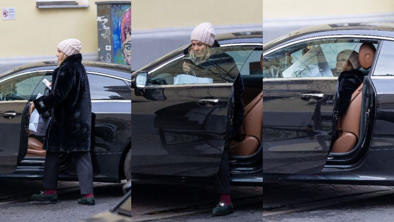 Grażyna Szapołowska "przyłapana" na mieście