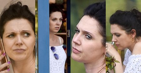 Markotna Andżelika Piechowiak stroi miny w samotne popołudnie (ZDJĘCIA)
