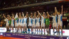 Dekoracja finalistów Ligi Mistrzów