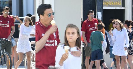 Bieniuk z dziećmi wybrali się na lody, a Oliwii nie można odmówić urody! (ZDJĘCIA)