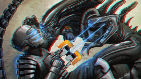 Alien VS Dead Space 3D 1