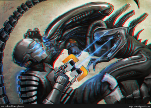 Alien VS Dead Space 3D