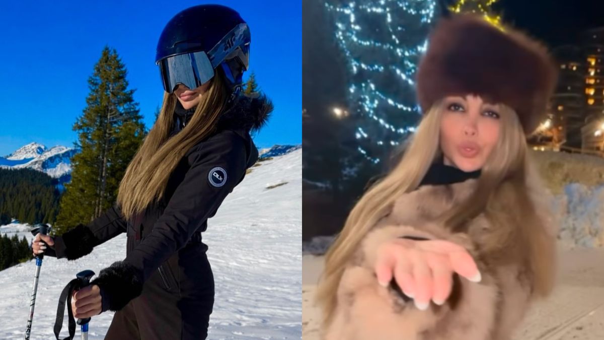 Jola Rutowicz wybrała się na narty do Francji