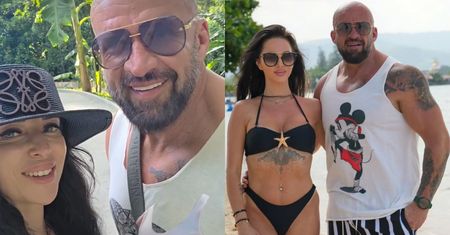 Narzeczona Tomasza Oświecińskiego hasa w bikini po plaży: "PIĘKNA I BESTIA" (FOTO)