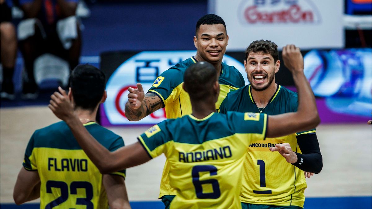 Materiały prasowe / VolleyballWorld / Na zdjęciu: reprezentacja Brazylii