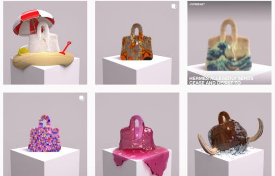 Hermès oskarża artystę o nielegalny handel tokenami NFT z torebkami Birkin